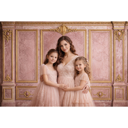 Fabric Photography Background  Mother's Day Boiserie / Backdrop 8253
