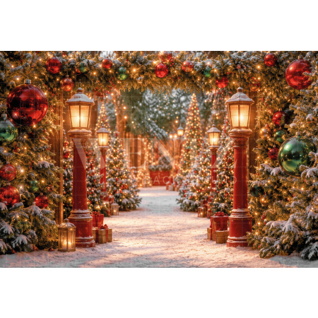 Fabric Photography Background Christmas / Backdrop 8545