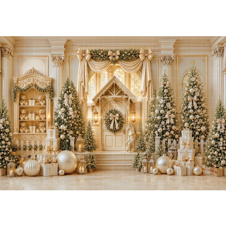 Fabric Photography Background Christmas / Backdrop 8860
