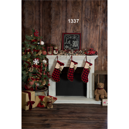Fabric Photography Background Christmas / Backdrop 1337