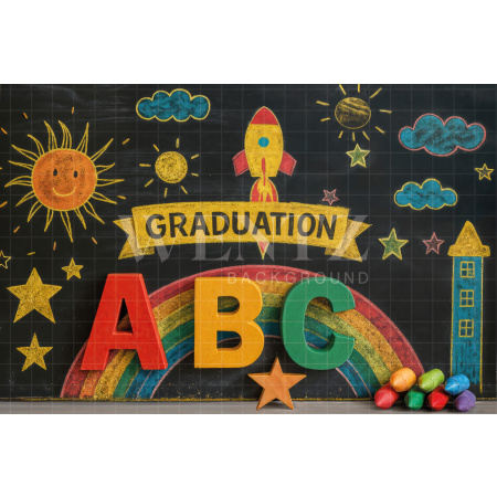 Fabric Photography Background ABC/ Backdrop 7629