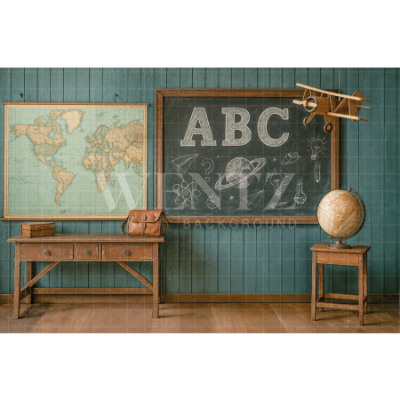 Fabric Photography Background ABC/ Backdrop 7854