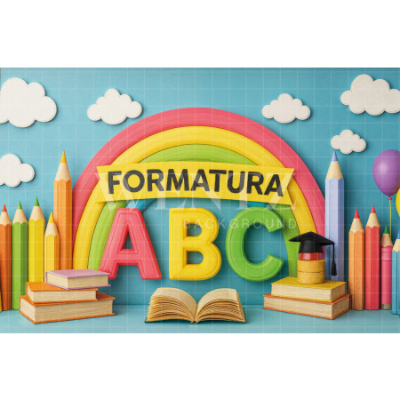 Fabric Photography Background ABC/ Backdrop 7855