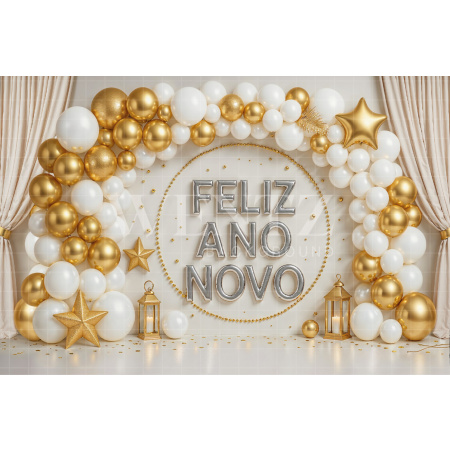 Fabric Photography Background New Year / Backdrop 7807