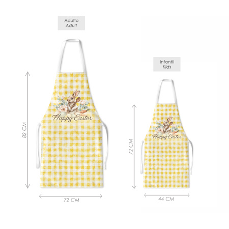 Kit 4 Family Aprons Easter / AW59