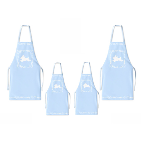 Kit 4 Family Aprons Easter / AW62