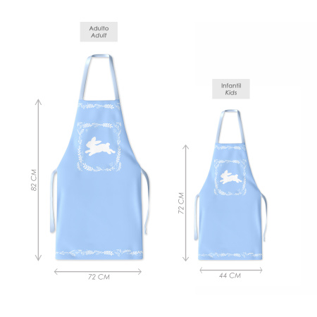 Kit 4 Family Aprons Easter / AW62