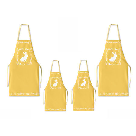 Kit 4 Family Aprons Easter / AW63