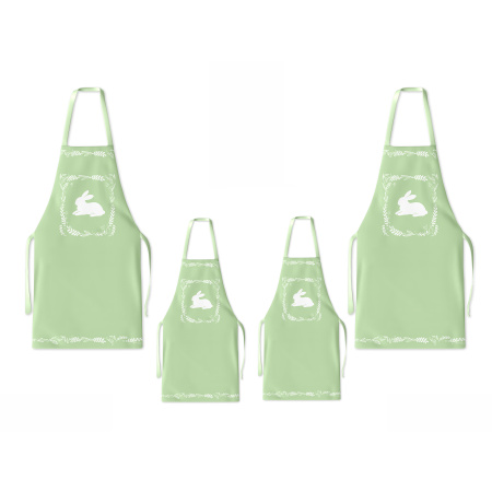 Kit 4 Family Aprons Easter / AW64