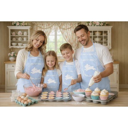 Kit 4 Family Aprons Easter / AW62