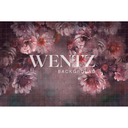 Fabric Photography Background Flowers Fine Art / Backdrop CW34