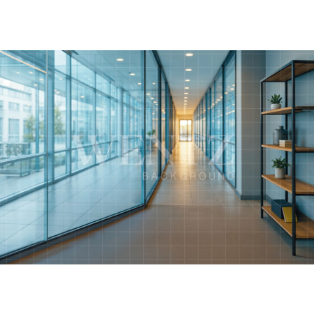 Fabric Photography Background Office corridor / Backdrop 7499