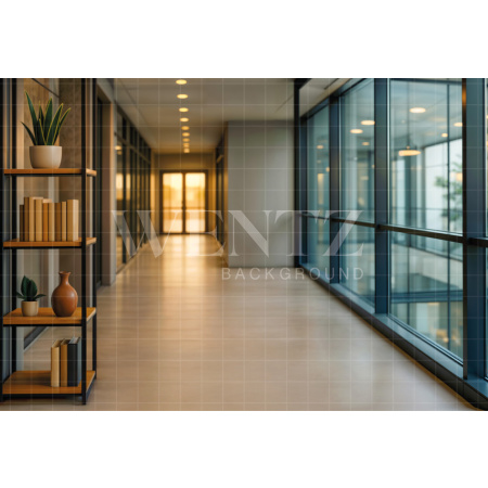 Fabric Photography Background Office corridor / Backdrop 7502