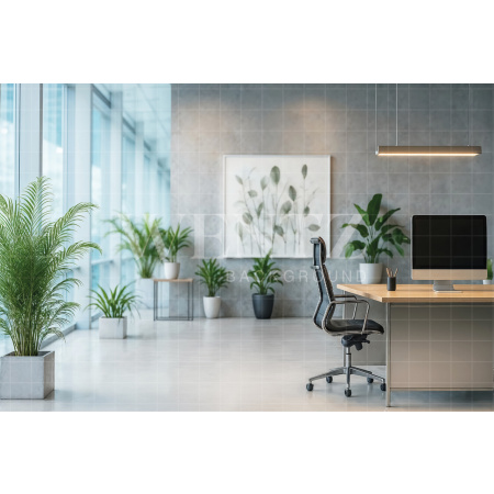 Fabric Photographic Background Office / Backdrop 7516