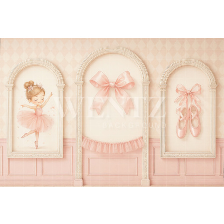 Fabric Photography Background Ballet Children's Day / Backdrop 7785