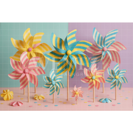 Fabric Photography Background Children's Day / Backdrop 7800