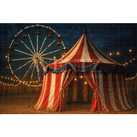 Fabric Photographic Background Children's Day Circus / Backdrop 7805