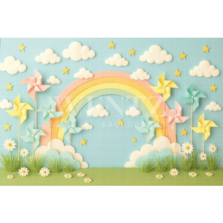 Fabric Photography Background Children's Day / Backdrop 7812