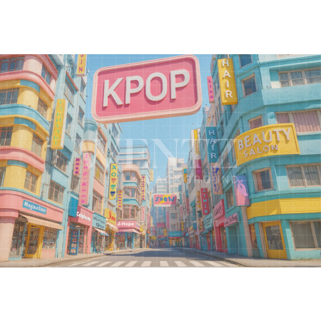 Fabric Photography Background Children's Day Village / Backdrop 7814