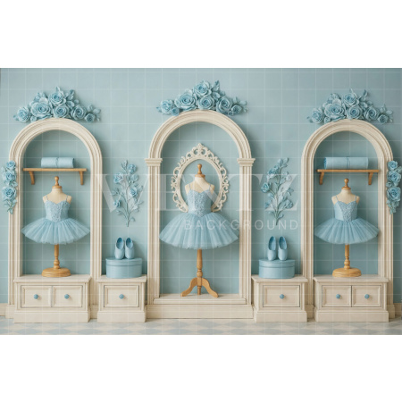 Fabric Photography Background Ballet Costumes Children's Day / Backdrop 7714