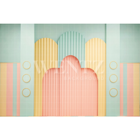 Fabric Photography Background Children's Day / Backdrop 7740