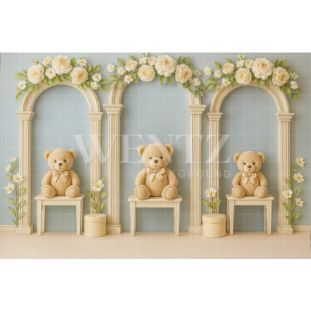 Fabric Photography Background Children's Day / Backdrop 7735