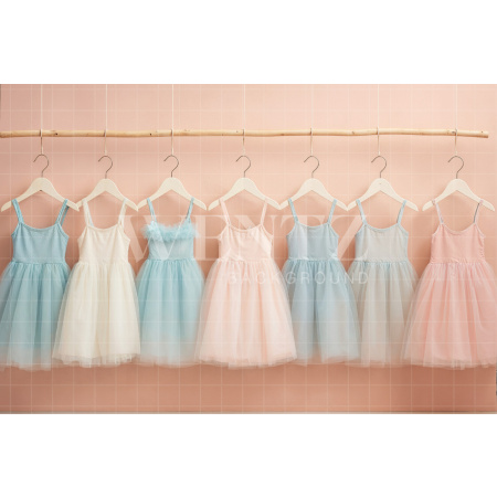 Fabric Photography Background Children's Day Ballet Costume / Backdrop 7744