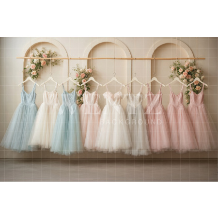 Fabric Photography Background Children's Day Ballet Costume / Backdrop 7749