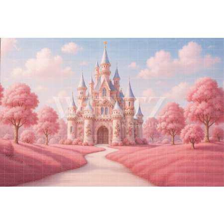 Fabric Photography Background Children's Day Castle / Backdrop 7770