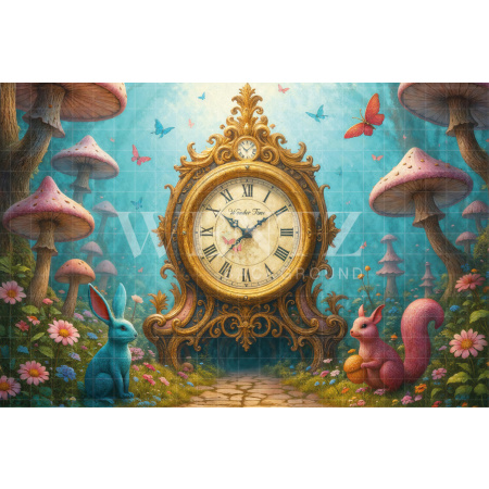 Fabric Photography Background Children's Day Alice / Backdrop 7769