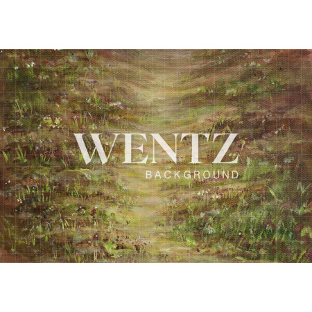 Fabric Photography Background Hand Painted Forest / Backdrop CW001