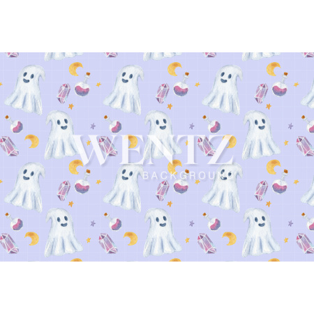 Fabric Photography Background Halloween Ghost / Backdrop 2455