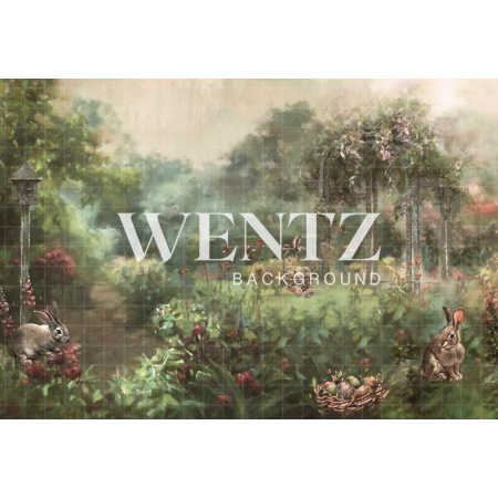 Fabric Photography Background Easter Forest / Backdrop CW55