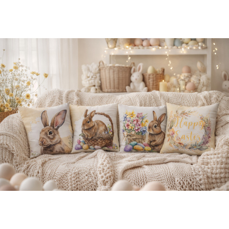 Pillow Case Happy Easter - 45 x 45 / WA51