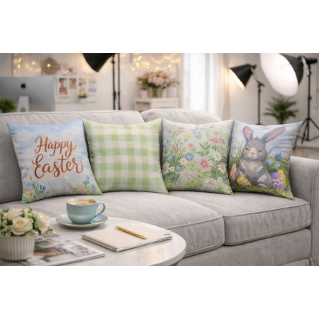 Kit 4 Pillow Cases Easter - 50 x 50 / WA99