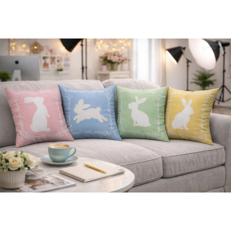 Kit 4 Pillow Cases Easter - 50 x 50 / WA96