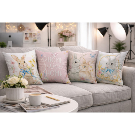 Kit 4 Pillow Cases Easter - 50 x 50 / WA95