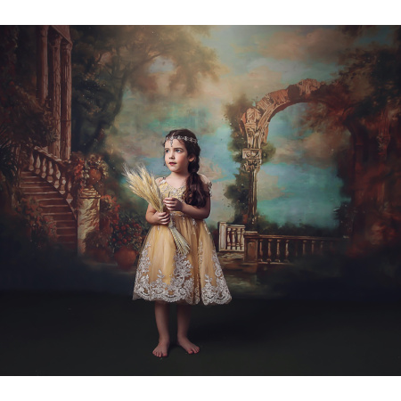 Fabric Photography Background Fine Art Greek Steps Set / Backdrop CW44