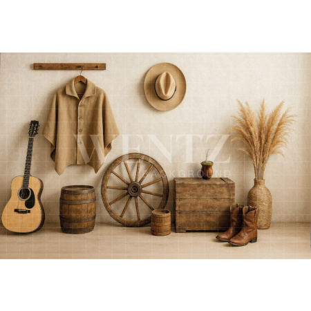 Fabric Photography Background Country Scenery / Backdrop 7679