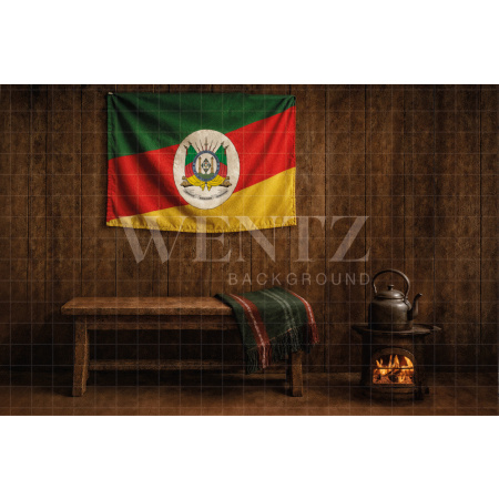 Fabric Photography Background Barn / Backdrop 7682