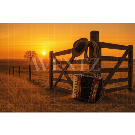 Fabric Photography Background Farm / Backdrop 7688