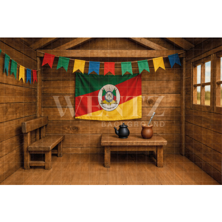 Fabric Photography Background Barn / Backdrop 7692