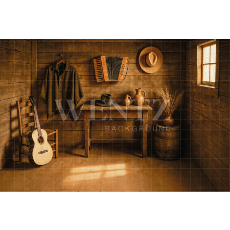 Fabric Photography Background Barn / Backdrop 7695