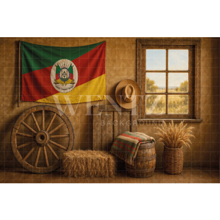 Fabric Photography Background Barn / Backdrop 7700