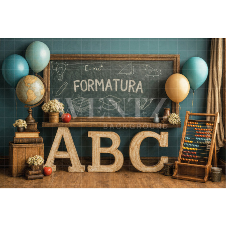 Fabric Photography Background ABC/ Backdrop 7852