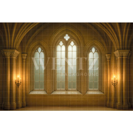 Fabric Photography Background Castle / Backdrop 7508