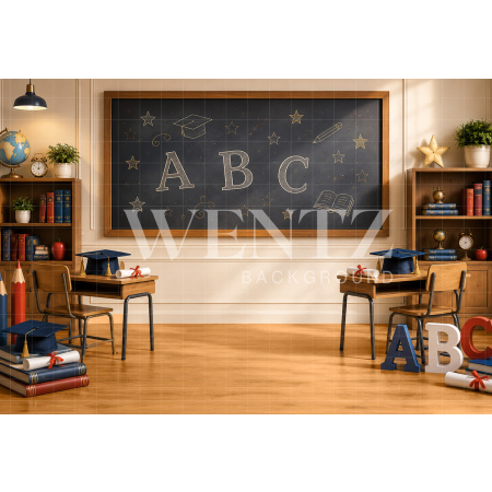Fabric Photography Background ABC/ Backdrop 8915