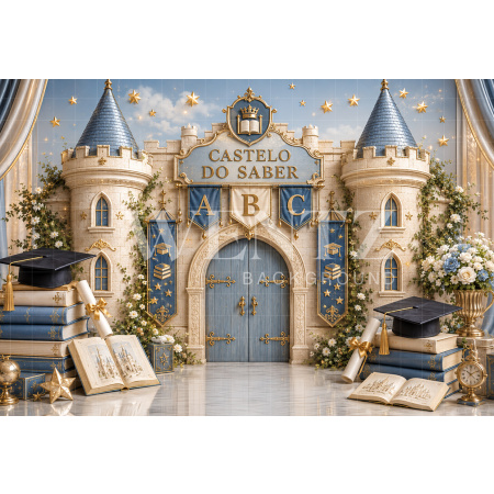 Fabric Photography Background ABC / Backdrop 8916
