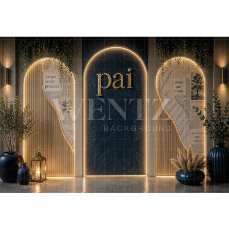 Fabric Photography Background Father's Day Arches / Backdrop 8433