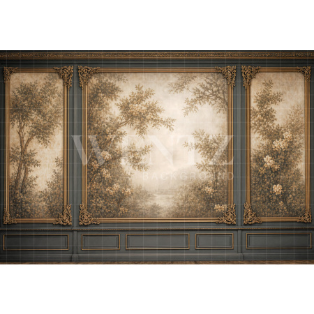 Fabric Photography Background Boiserie Father's Day / Backdrop 8401